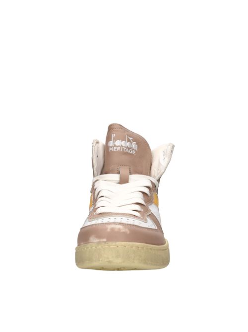 Sneakers alte in pelle DIADORA HERITAGE | MI BASKET USEDBIANCO-CARNE-ARANCIO